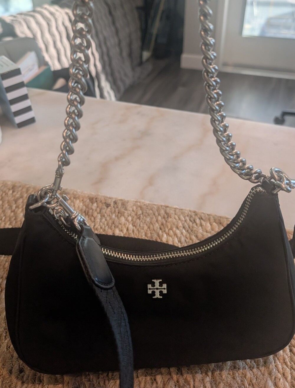 Tory Burch Small 151 Mercer Shoulder Bag in Black
